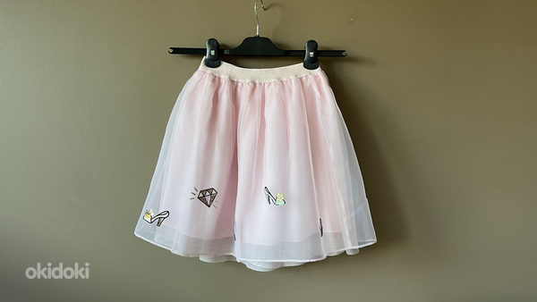 Детская розовая юбка (128 см) (фото #7)