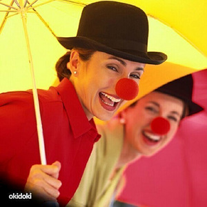 Uus punane nina Foam Circus Clown Nose (1 foto / 3)