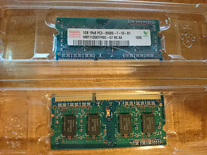2x1GB, PC3-8500S DDR3 1066Mhz SO-DIMM KÕIK TÖÖTAB suurepäraselt! (2 foto / 2)