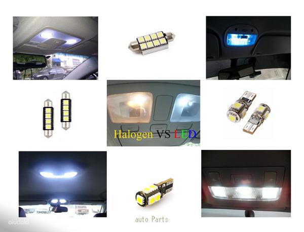 Pirn LED T10 ja T4W 5SMD 5050 tavaline ja canbus error free (foto #3)