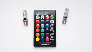 RGB parktuled LED T10 puldiga (2 foto / 2)