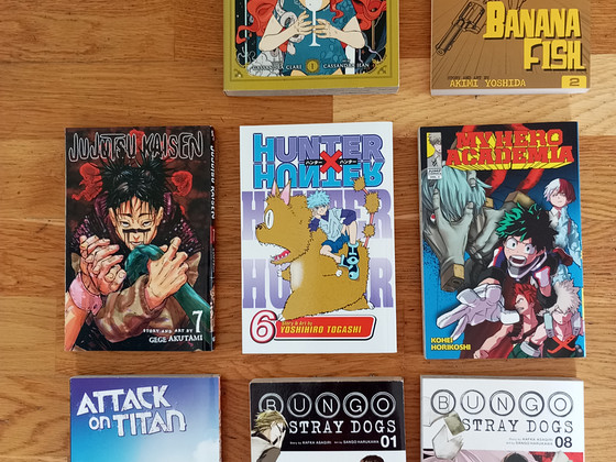 Manga 8 raamatut.