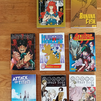 Manga 8 raamatut.