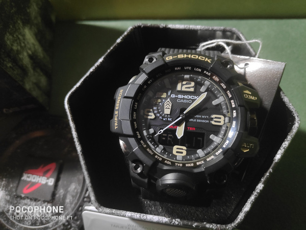 Casio GWG 1000 1A G Shock Mudmaster Solar Triple Sensor Mult