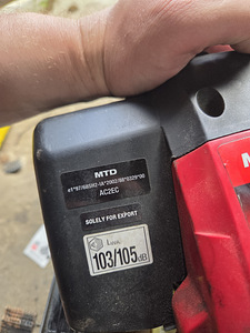 MTD murutrimmer (2 foto / 2)