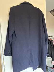 Asos tumesinine, soliidne poolmantel, L (2 foto / 6)