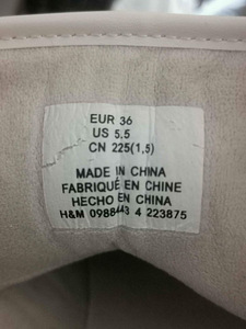 Vabaajajalatsid eridisainiga H&M s.36 käsitöö (4 foto / 4)