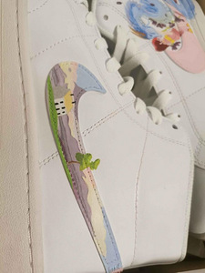 Nike spordijalatsid eridisainiga EU39/USA 8 käsitöö (6 foto / 7)