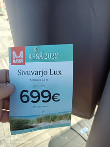 Aia vihmavari. Sivuvarjo luks 3,5 m (1 foto / 5)