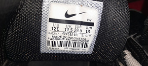 Nike tossud s.29,5 (stp. 19 cm) (4 foto / 4)