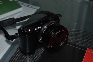 Sony а5000 + 16-50мм, черный