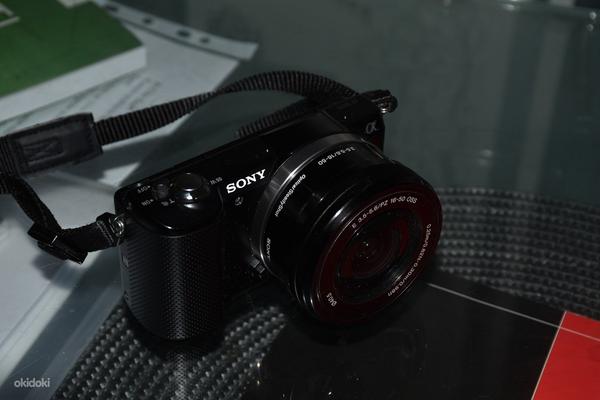 Sony а5000 + 16-50мм, черный (фото #1)