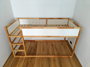 IKEA lastevoodi KURA + madratsid 2tk + telk (4 foto / 6)
