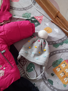 Talve komplekt lenne s.80,ecco saapad s.22,4 mütsid (10 foto / 10)