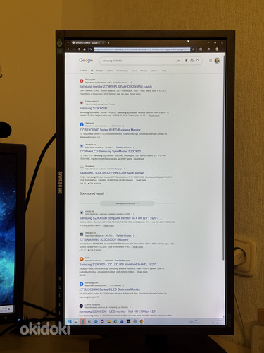 Samsung 23” IPS LED monitor, FullHD S23C650