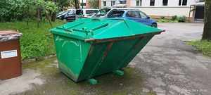 Müün segajäätmete konteineri. (3 foto / 5)