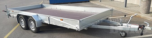 MÜÜA UUS AUTOTREILER 2*4.45 M PIDURITEGA KANDEJÕUGA 2000KG (1 foto / 5)