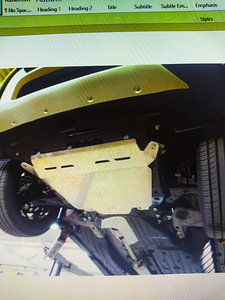 Mootori karteri kaitse Honda-CRV viies põlvkond. (2 foto / 2)