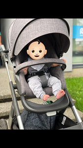 Stokke Trailz jalutuskäru koos vankrikorviga (2 foto / 4)