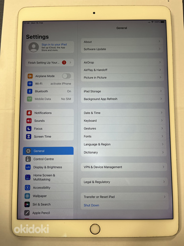 Apple iPad Pro 10.5 WiFi + Cellular 64GB Silver (б/у) (фото #1)