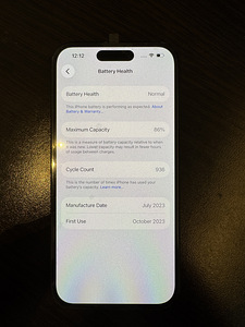 Apple iPhone 15 256GB Black (kasutatud, seisukord A) (1 foto / 4)