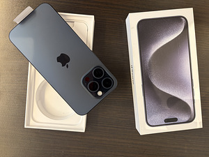Apple iPhone 15 Pro Max 256GB Blue Titanium (uus) (2 foto / 2)