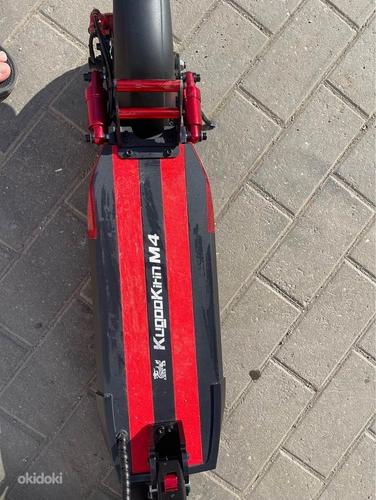 Новый!Электрический скутер Kugoo Kirin M4, черный/красный (фото #10)
