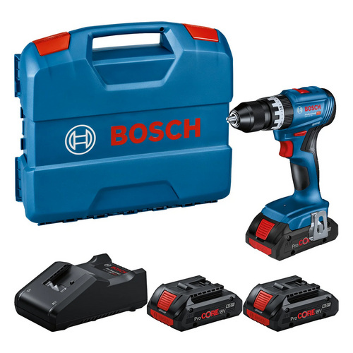 Bosch akulööktrell GSB 18V-45 + 3 x 4,0 Ah ProCORE