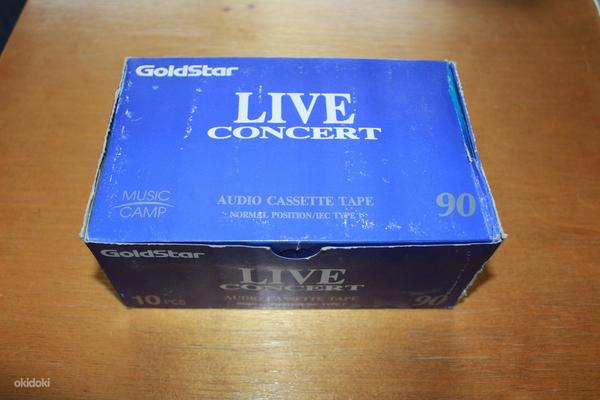 Kasutamata kiles tühi audio kassett Goldstar 90 (foto #1)