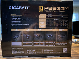 Toiteplokk Gigabyte P850GM (2 foto / 4)