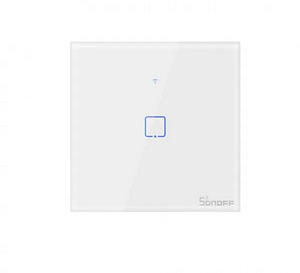 Sonoff T0 EU WiFi Nutilüliti seinale 2A, 1 kanal, Valge