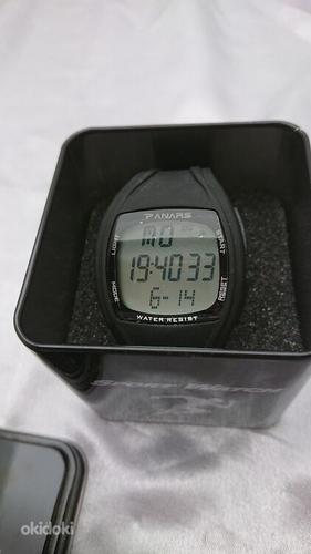 Мужские спортивные часы pANARS WR50M, черные (фото #1)