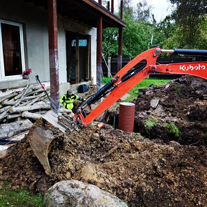 Vesi, kanalisatsioon, drenaaž. Reoveemahutite paigaldus (5 foto / 10)