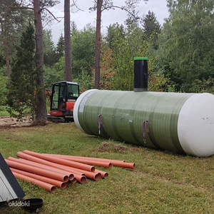 Vesi, kanalisatsioon, drenaaž. Reoveemahutite paigaldus (1 foto / 9)