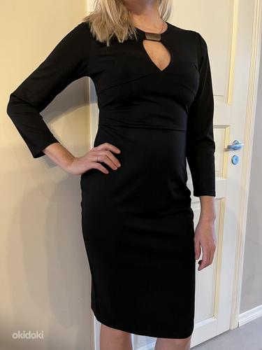 Черное стильное платье новое (фото #1)