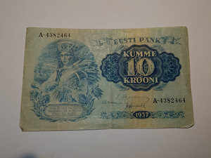 10 krooni 1937 aasta (2 foto / 2)