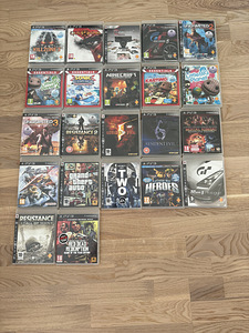 PlayStation 3 500gb + mängud