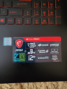 Ноутбук MSI GL72M 7RDX (3 фото из 6)