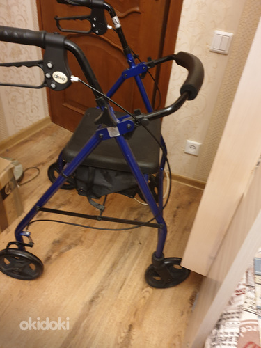 Инвалидная коляска тележка для передвижения новая (фото #6)