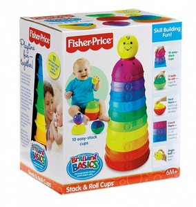 Fisher Price püramiid Stack & Roll