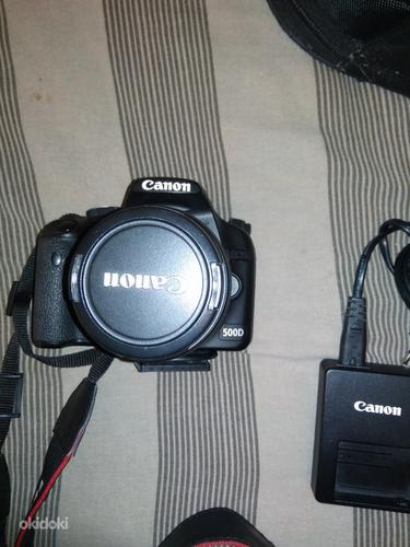 Зеркальная камера Canon 500d, комплект (фото #2)