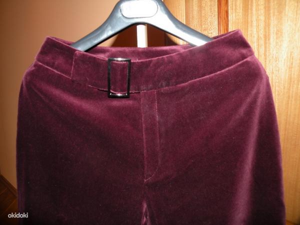 Бархатные брюки, размер 36 (фото #1)