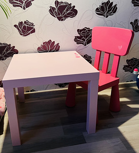 Ikea laud ja tool