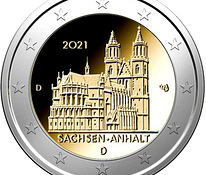 2 eurot Saksamaa 2021 UNC