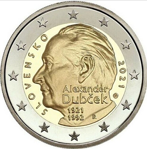 2 евро Словакия 2021 UNC