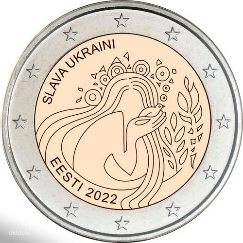 2 евро Эстония 2022 UNC (фото #1)