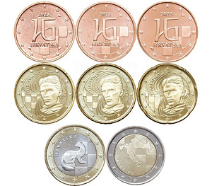 2 евро Хорватия 2023 UNC (2 фото из 2)
