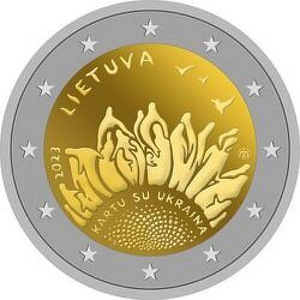 2 eurot Leedu+Soome 2023 UNC