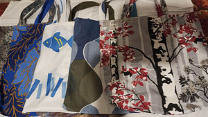 Новые разные текстильные эко сумки сумка-шоппер ручной работ
