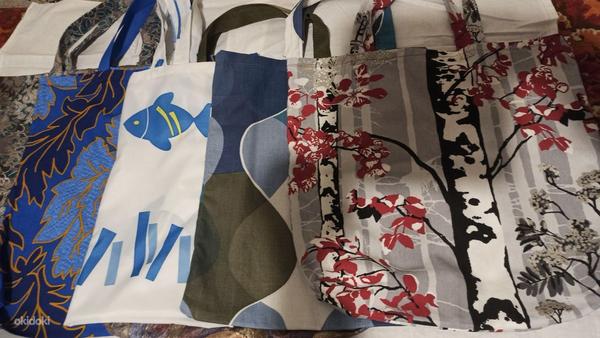 Новые разные текстильные эко сумки сумка-шоппер ручной работ (фото #1)